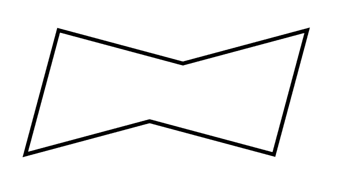Chair conformation of cyclohexane