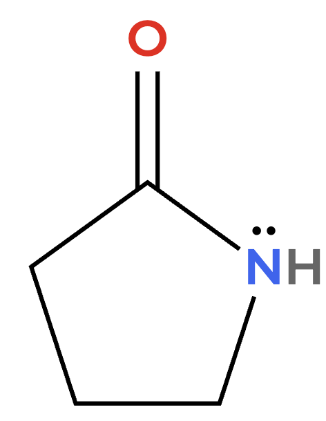 Amide — N with lone pair, single bonded to carbonyl carbon which is double bonded to O
